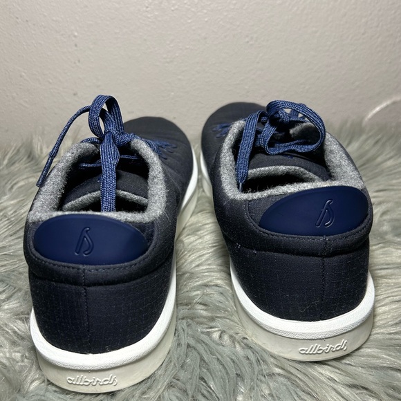 Allbirds Men’s Wool Piper Woven Lace Up navy Blue Navy Casual Sneakers Size 14 - Picture 6 of 10